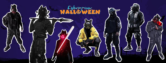 CoolCyberpunk Stunning Halloween Combinations with Cyberpunk Masks 🎃 👻 🍬 😈 💀