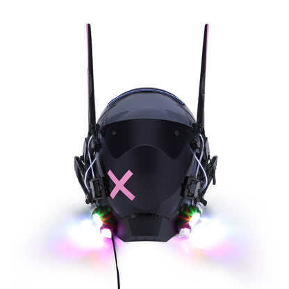 CoolCyberpunk Adjustable Wings Pink Logo Cyberpunk Mask P40