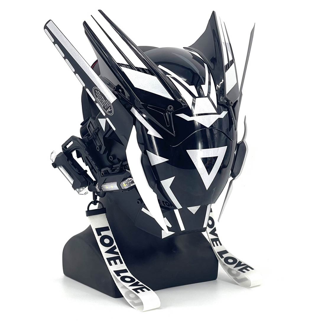 CoolCyberpunk Monochrome Apocalypse Mech Cyberpunk Mask