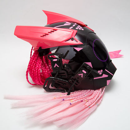 cyberpunk_mask_gothic_mask_with_dreadlocks