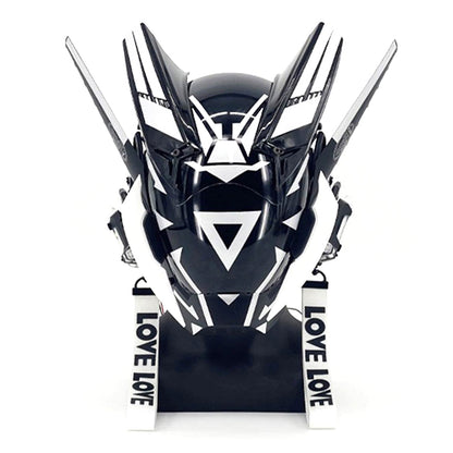 CoolCyberpunk Monochrome Apocalypse Mech Cyberpunk Mask