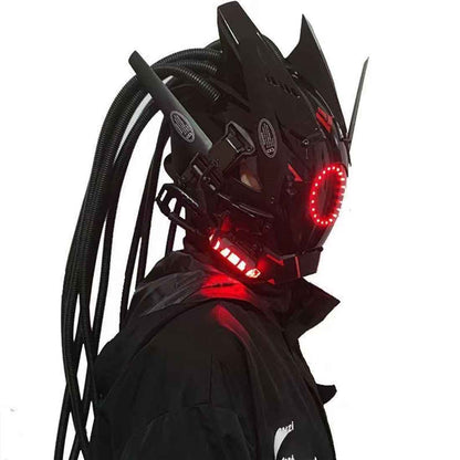 cyberpunk_gothic_masks_with_red_lights