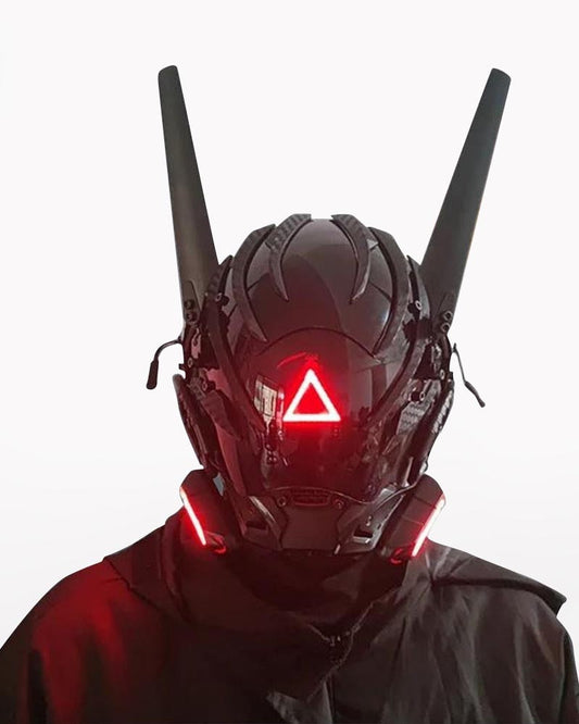 Cyberpunk Futuristic Wing Helmet Mask