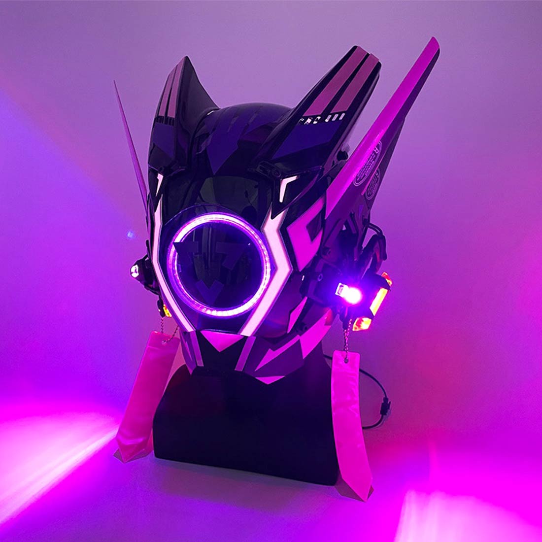 CoolCyberpunk Night Sakura Wanderer Cyberpunk Mask P45