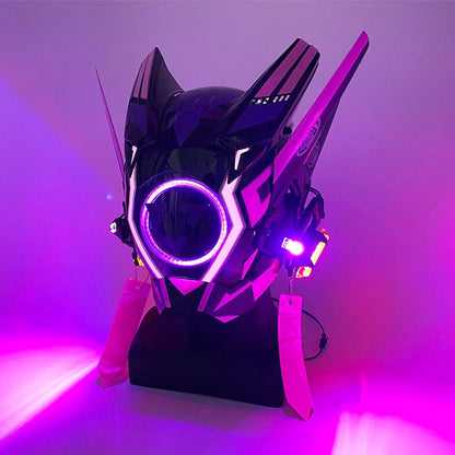 CoolCyberpunk Night Sakura Wanderer Cyberpunk Mask P45