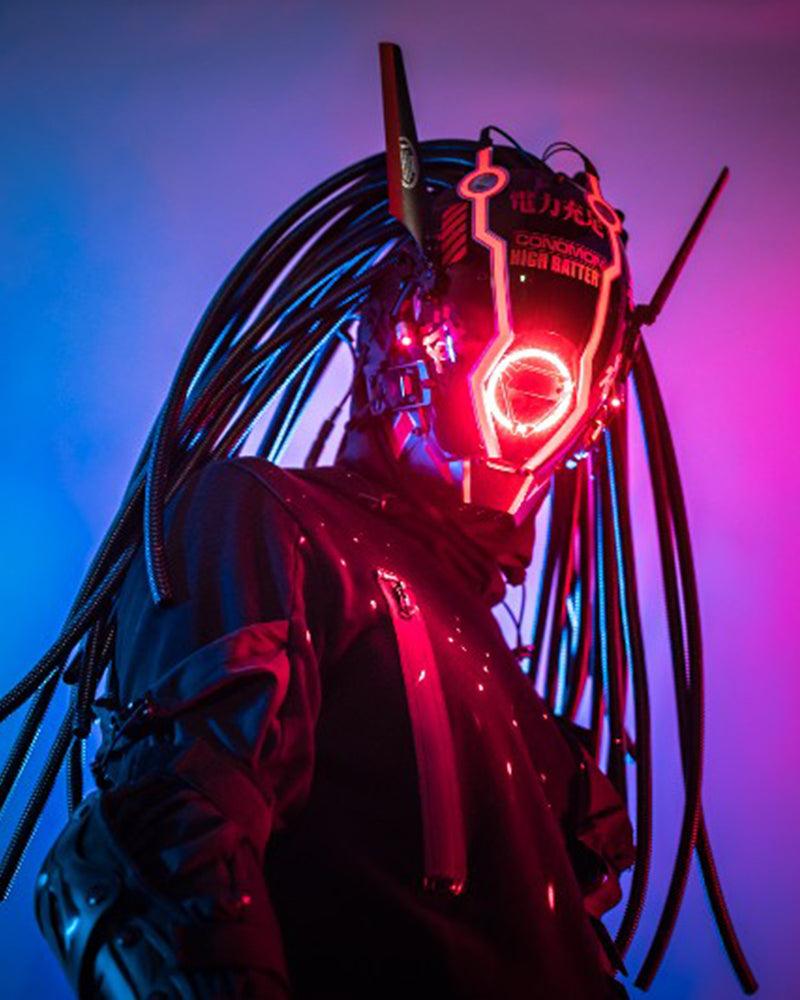 Conservation Of Energy Dreadlocks Mask - Techwear Official