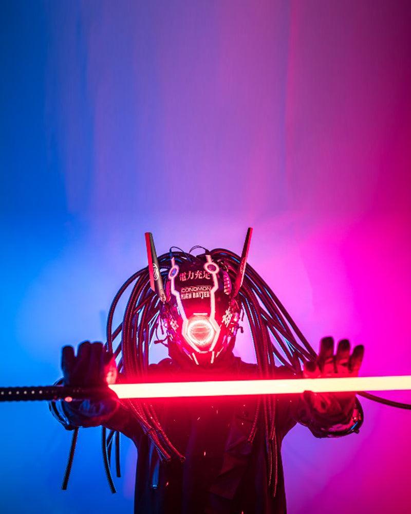 Conservation Of Energy Dreadlocks Mask - Techwear Official