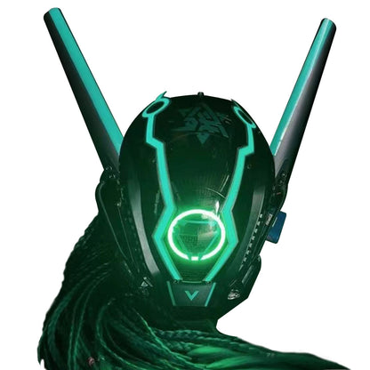 cyberpunk_mask_gothic_mask_with_green_lights_and_dreadlocks