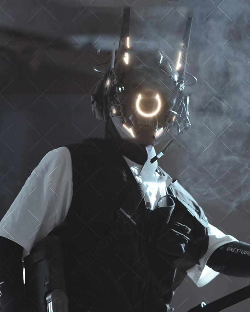 Metaverse Shock Cyberpunk Mask - Techwear Official