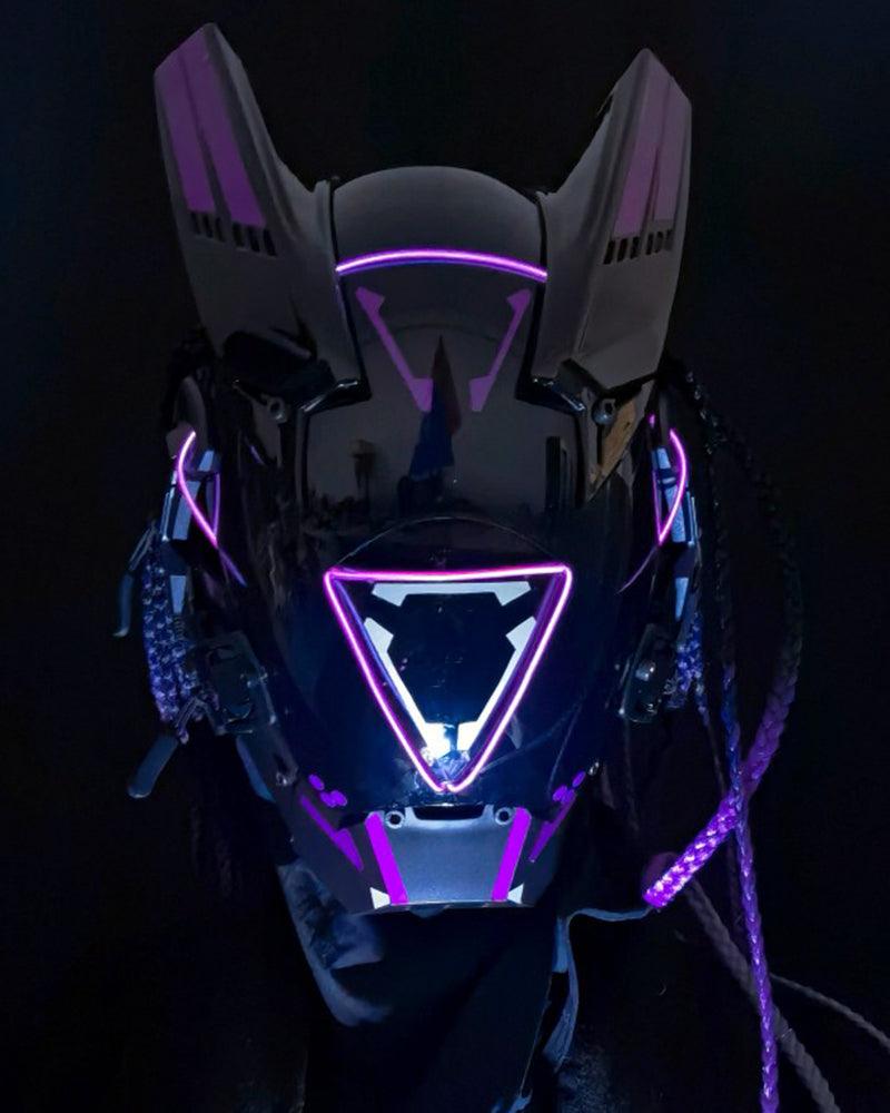 Night Game Dreadlocks Mask - Techwear Official